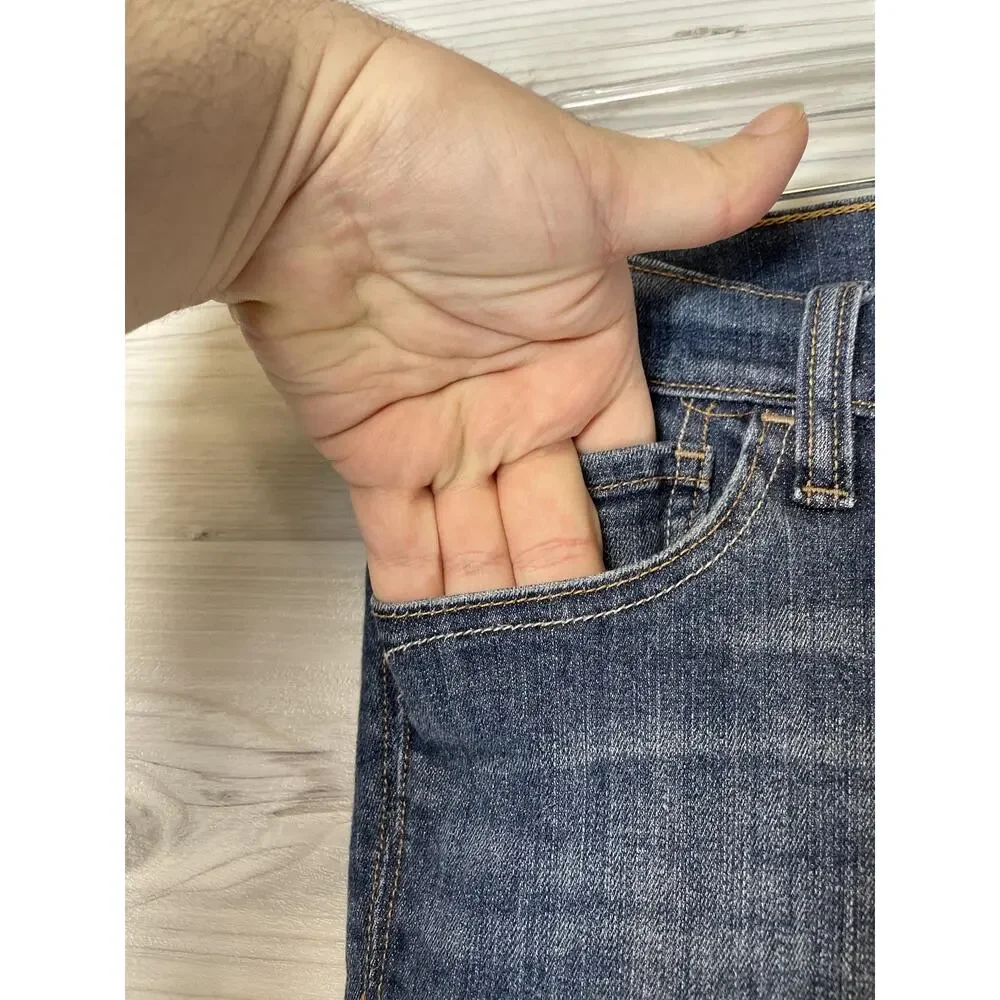 Old Navy‎ Jeans Womens 6 Blue The Flirt Mid Rise Stretch Denim Zip Fly Regular